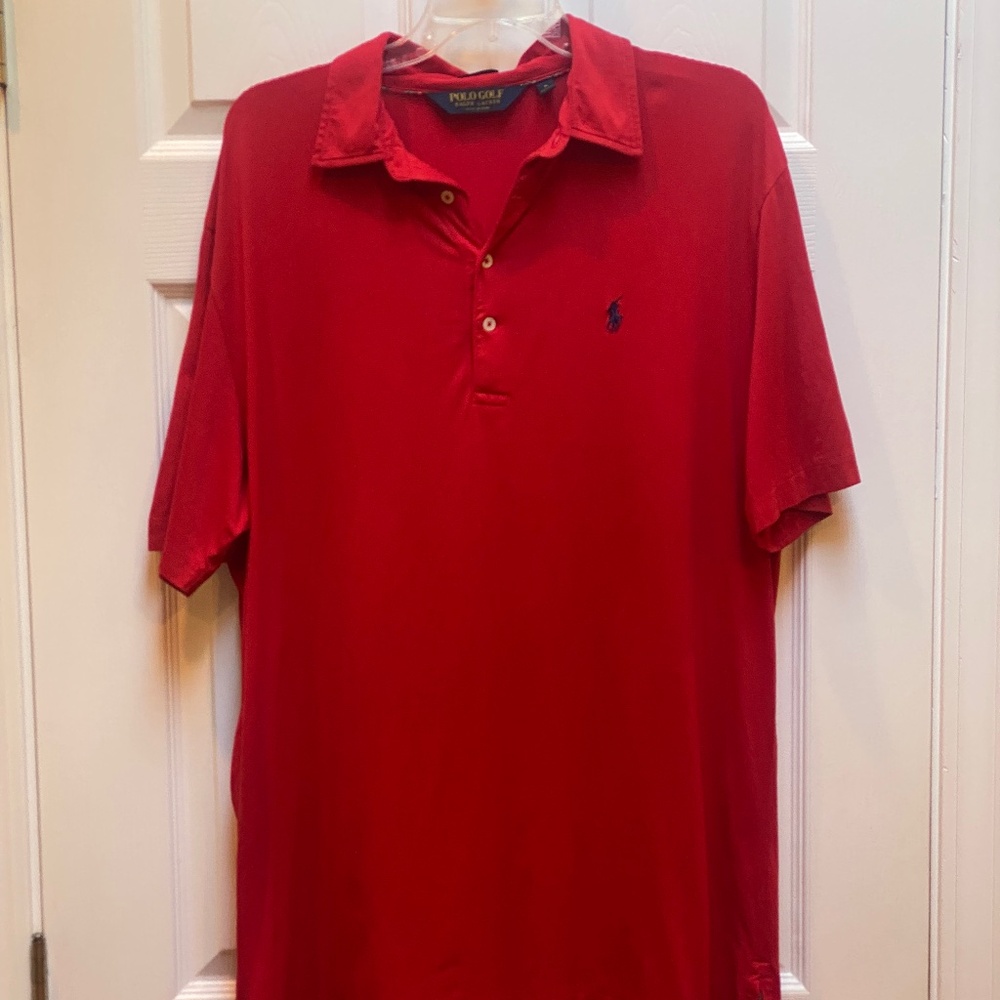 Ralph Lauren Polo Golf Red Polo Shirt.